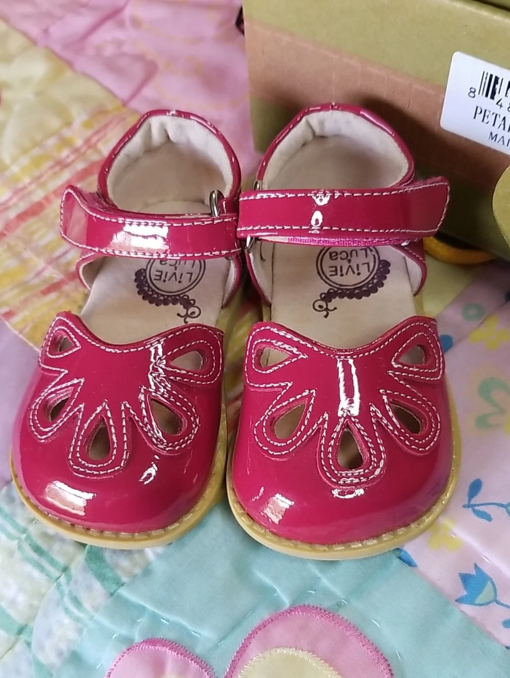Livie & Luca glossy patent
